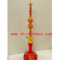 Red China New Design Nargile Smoking Pipe Shisha Hookah